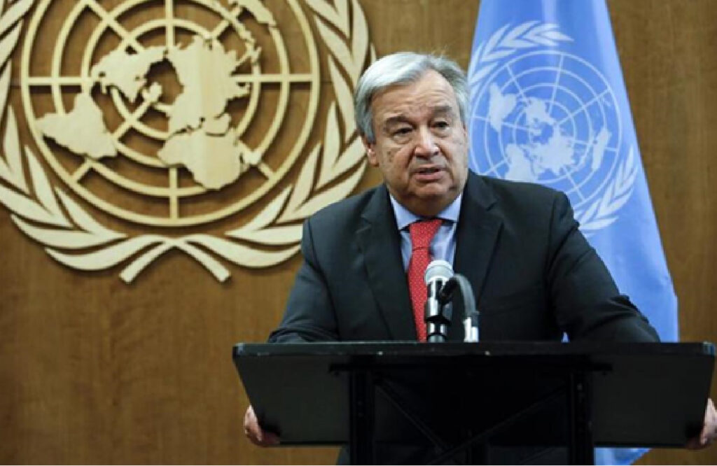 Secretario general de la ONU pidió detener la guerra contra la ...