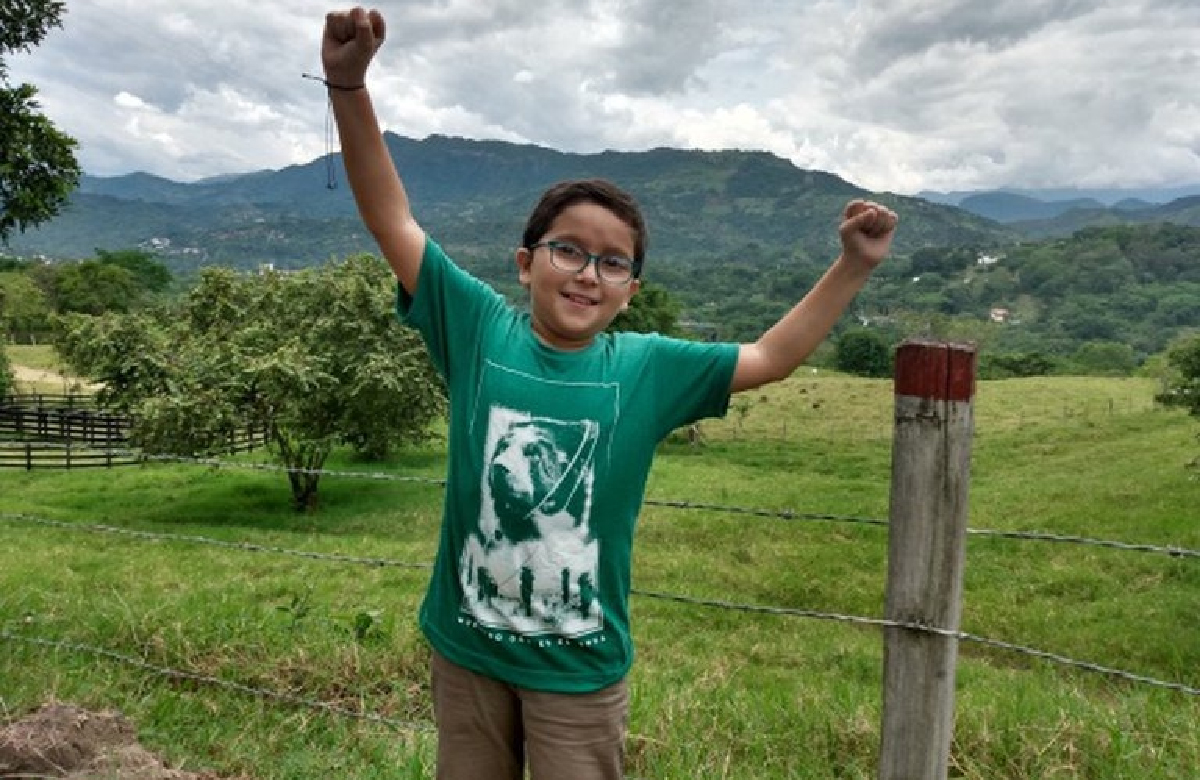 niño ambientalista