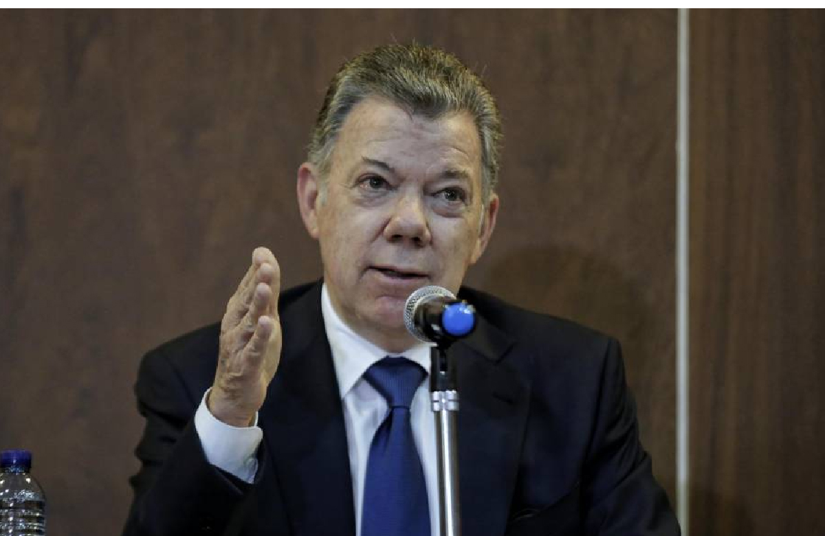 Juan Manuel Santos insiste que el Paro y problemas estructurales de Colombia se solucionan con el Acuerdo de Paz y el cumplimiento de los Objetivos de Desarrollo Sostenible.