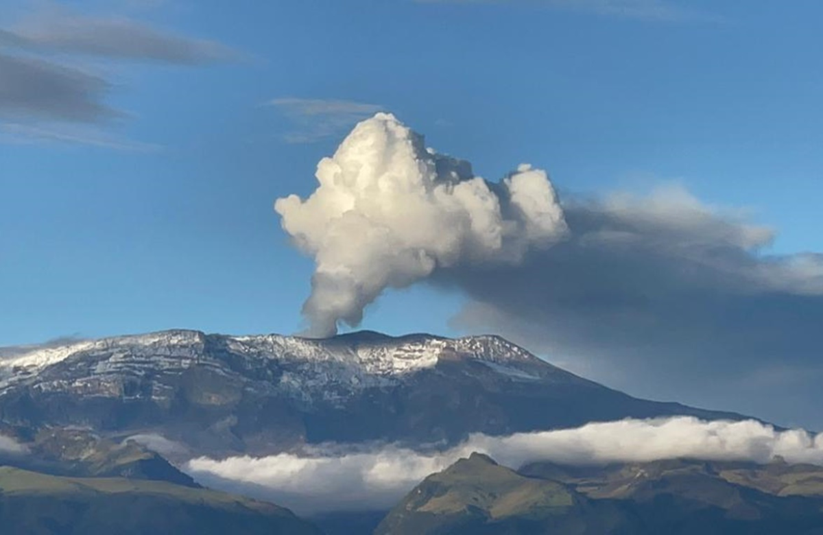 Nevado del Ruiz; modifican zonas de influencia cerca al volcán