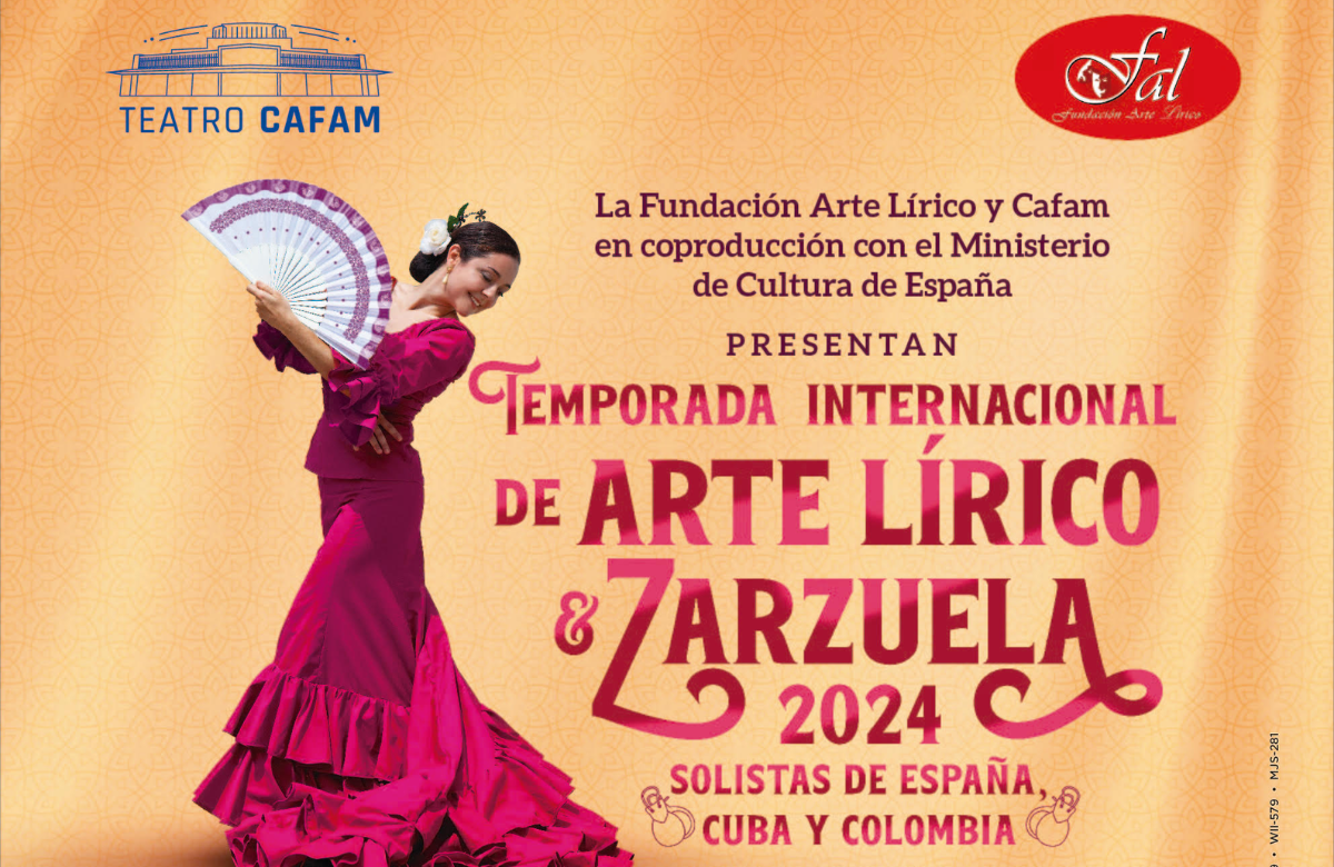 Inicia la temporada internacional de Arte Lírico y Zarzuela 2024