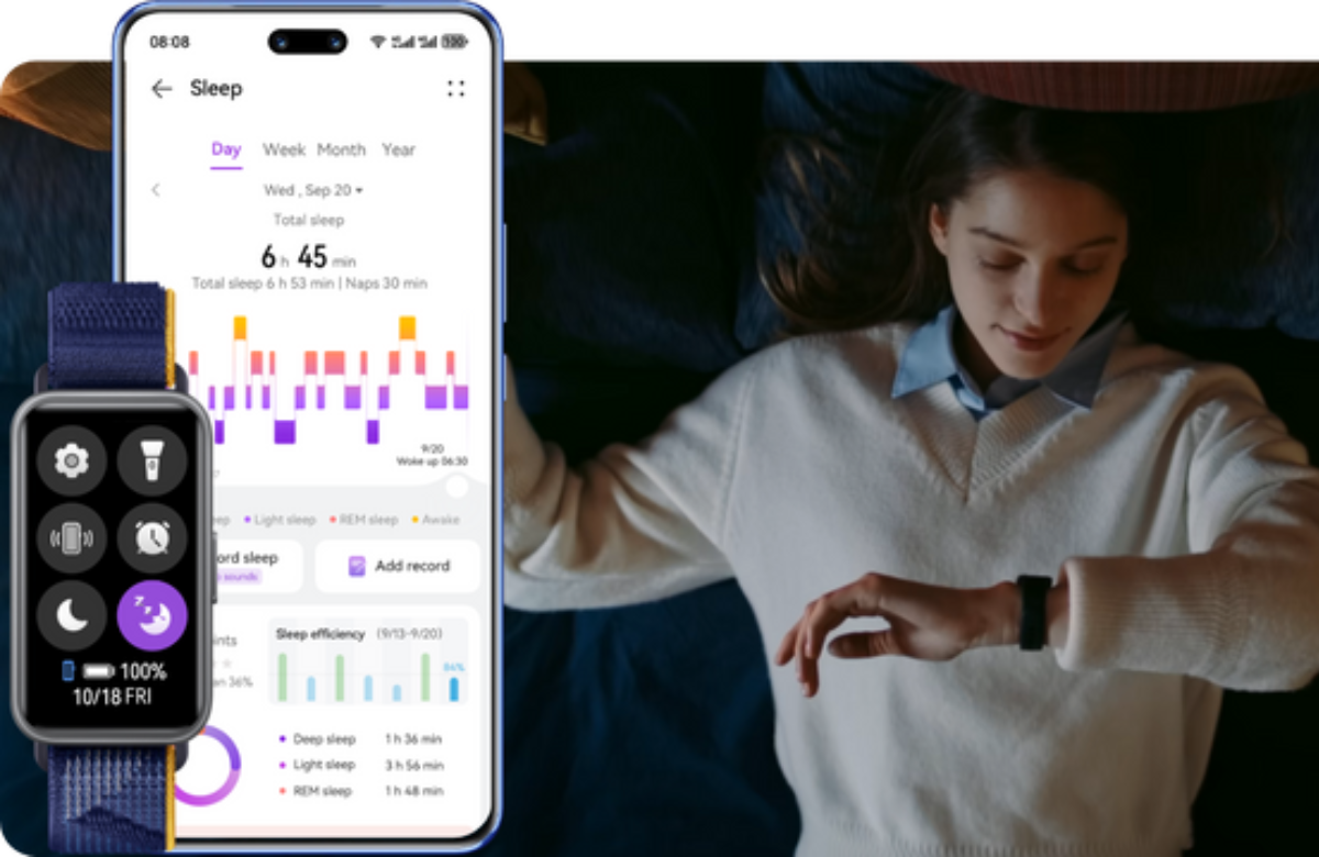 Mejore su sueño con la HUAWEI Band 9