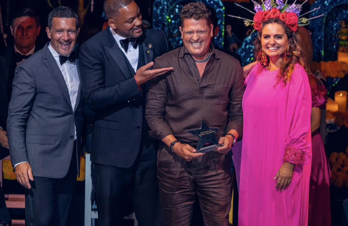 Carlos Vives recibe el "Premio Solidario" en la Gala Starlite por su labor filantrópica con la Fundación Tras la Perla