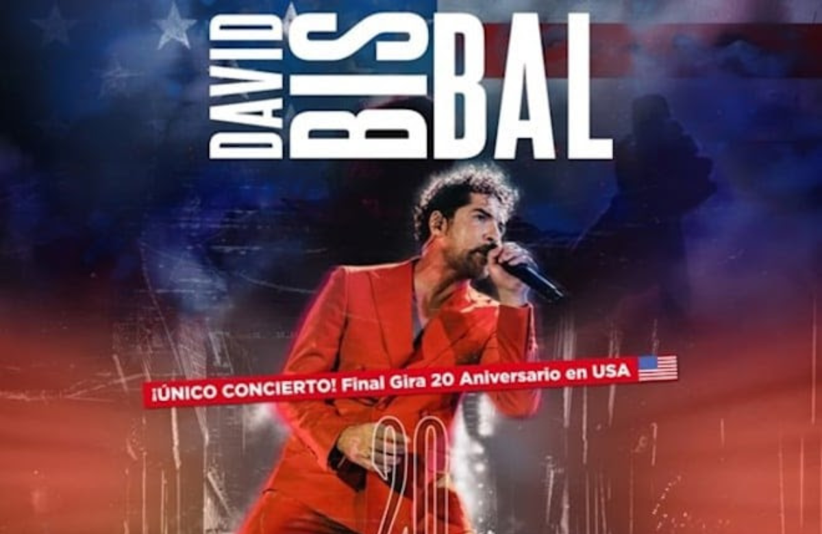 David Bisbal regresa a Miami para un concierto especial en su gira "20 Aniversario"