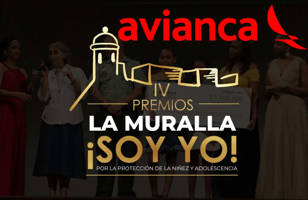 Avianca es reconocida en los premios "La Muralla Soy Yo" por su lucha contra la trata de personas