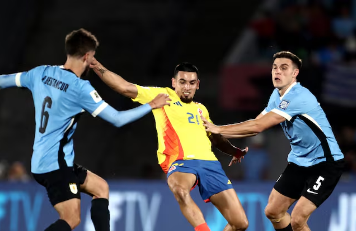 Uruguay venció a Colombia 3-2 en un intenso duelo de Eliminatorias