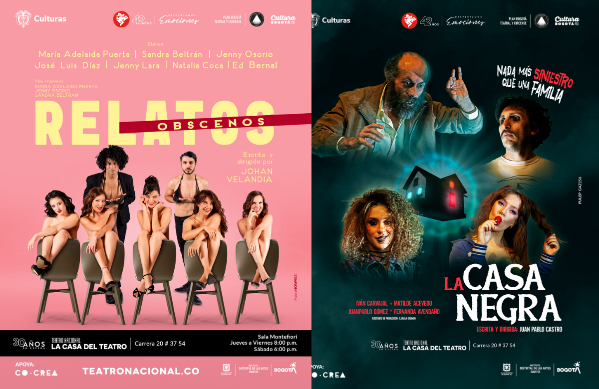 “Relatos Obscenos” y “La Casa Negra”, dos imperdibles en la celebración de los 30 años de la Casa del Teatro Nacional