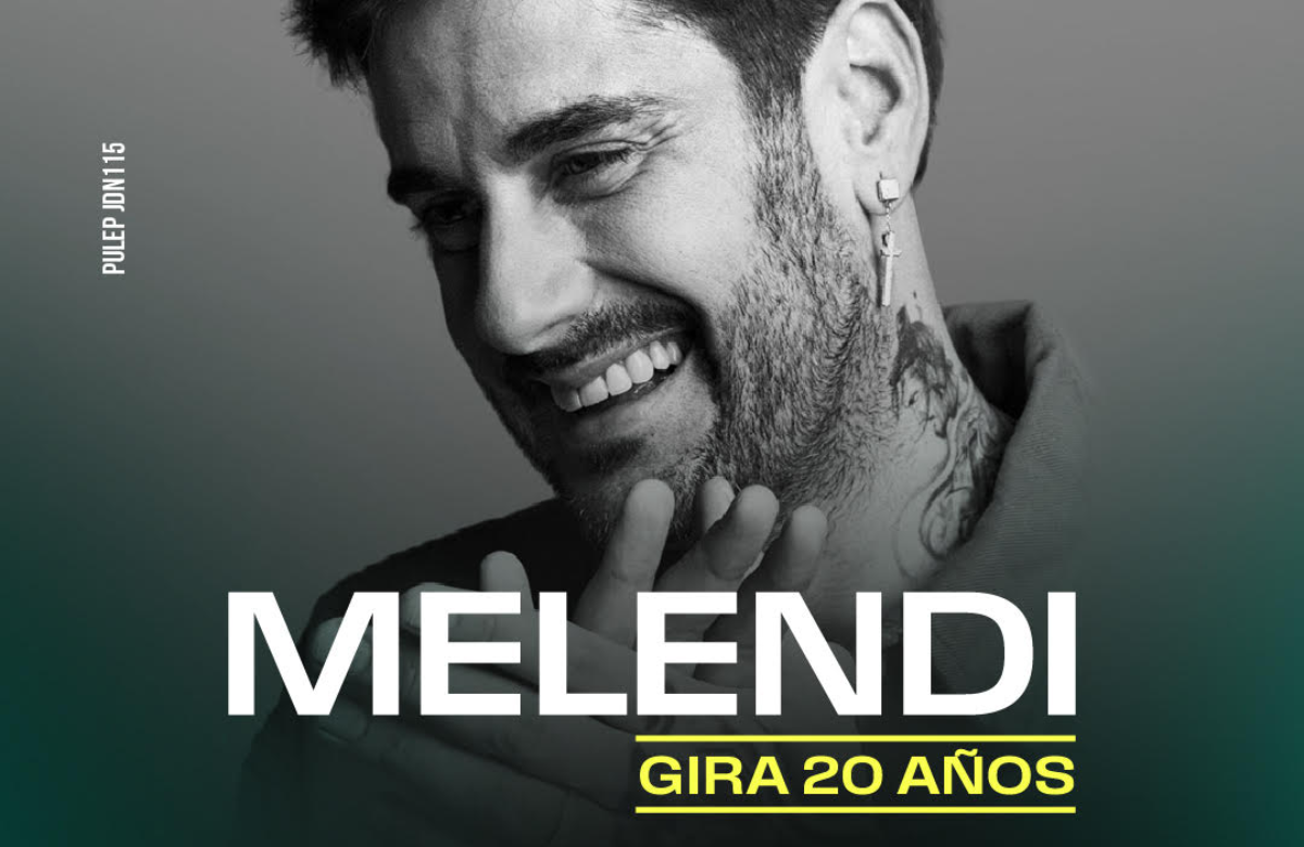 Melendi regresa a Bogotá con su gira “20 Años Sin Noticias”