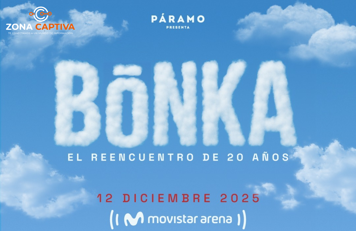 Bonka regresa por una única noche para celebrar 20 años de historia en el Movistar Arena
