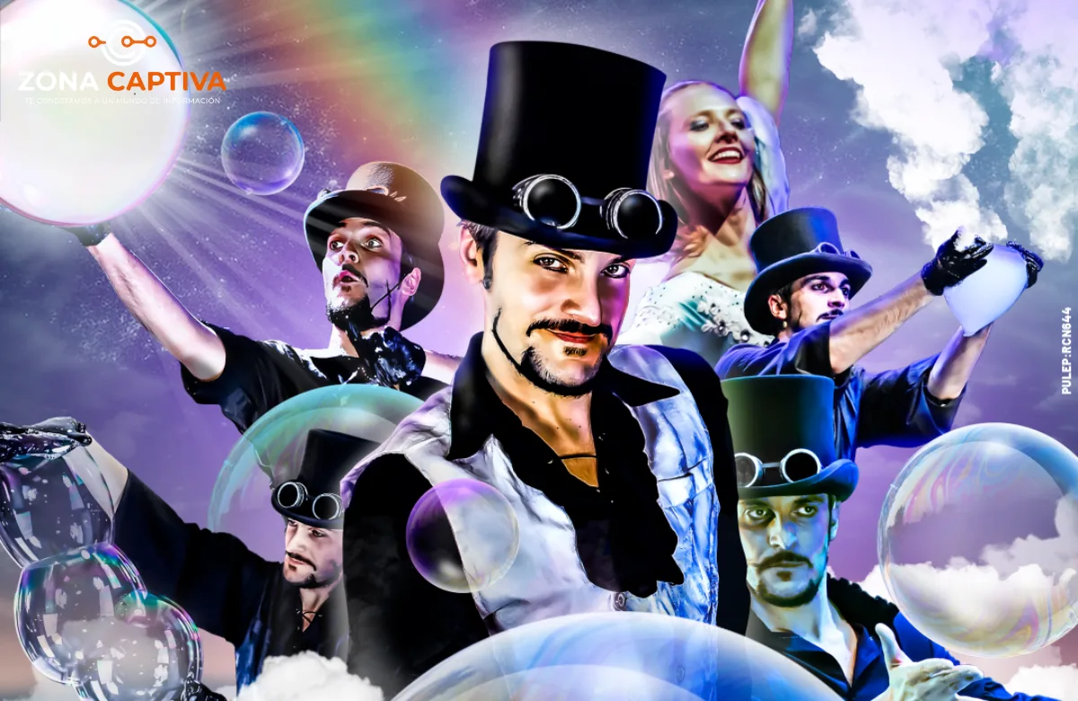 Whitedream, el Mago de las Burbujas, llega a Colombia con el espectáculo “Dreaming Bubbles”