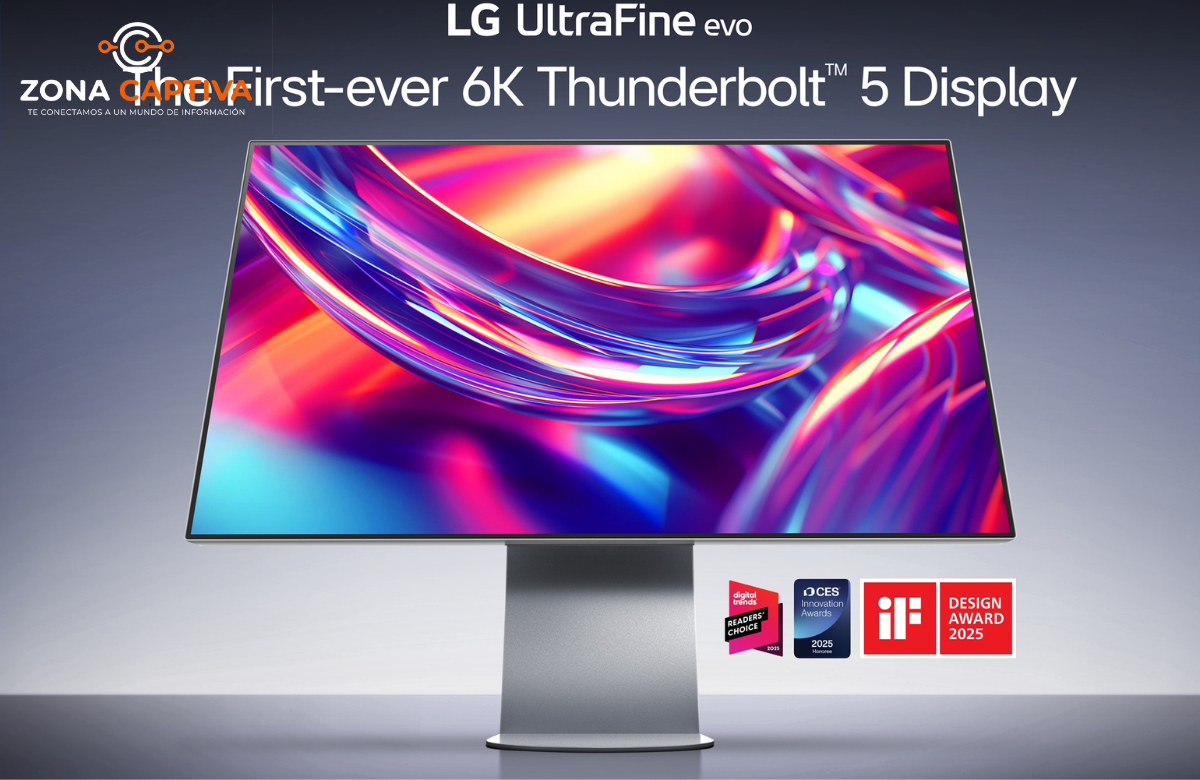 LG revoluciona el mercado con el primer monitor 6K del mundo con Thunderbolt™ 5, diseñado para creadores profesionales