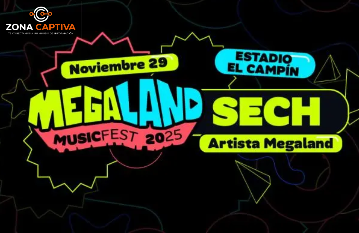 Sech, el primer artista confirmado para el Megaland 2025