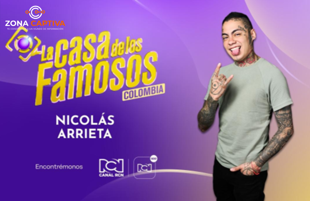 Nicolás Arrieta es el primer confirmado para ‘La Casa de los Famosos Colombia 2026’ tras arrasar en las votaciones