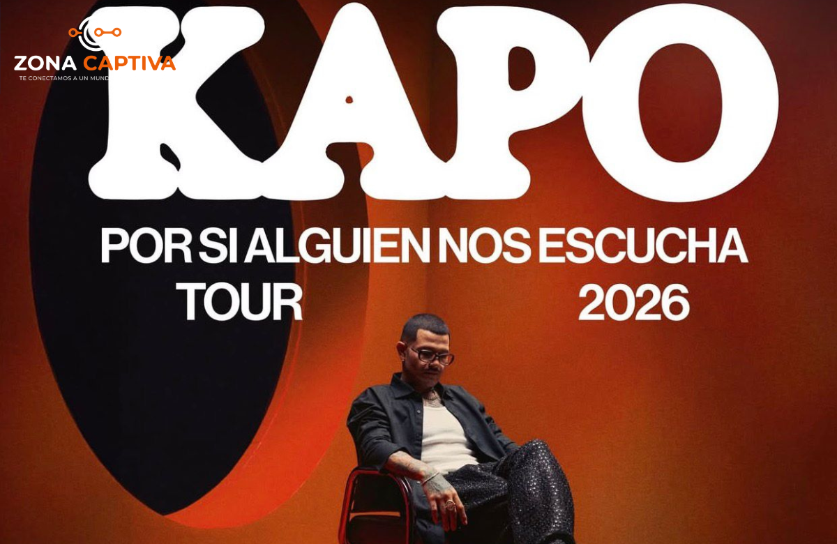Kapo amplía su gira “Por Si Alguien Nos Escucha” en Colombia y suma nuevas ciudades en 2026