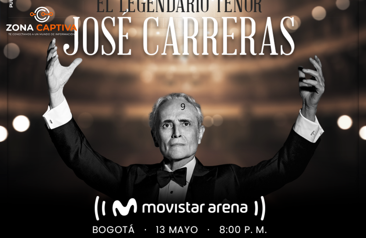 José Carreras anuncia su concierto de despedida en Bogotá