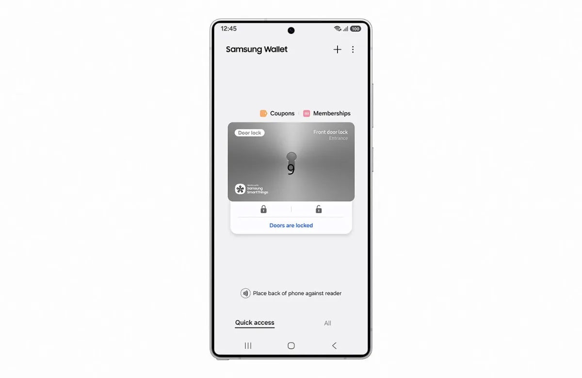 Samsung Wallet integra llaves digitales para el hogar