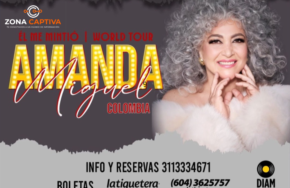 Amanda Miguel regresa a Colombia con su esperado Él Me Mintió World Tour