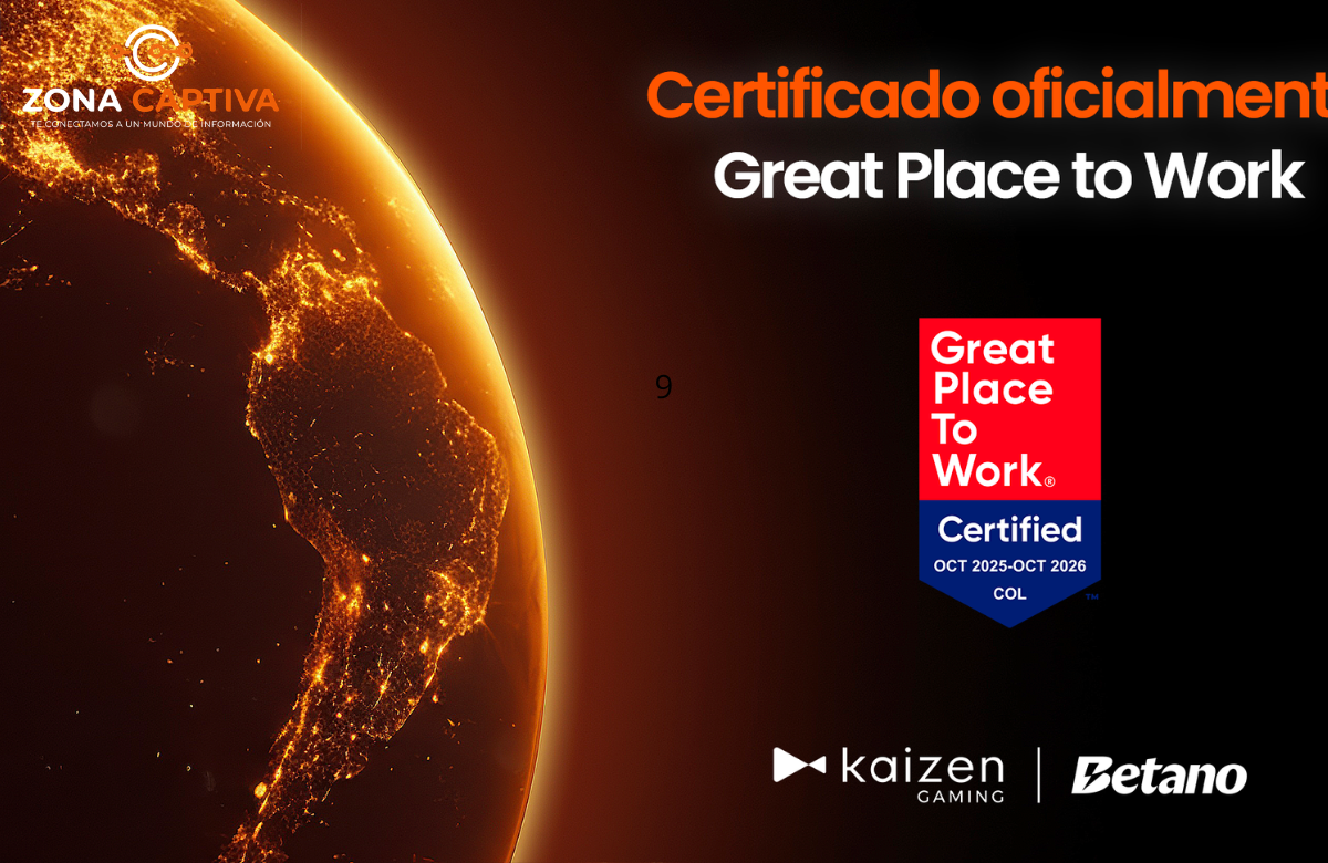 Kaizen Gaming en Colombia recibe la certificación Great Place to Work®