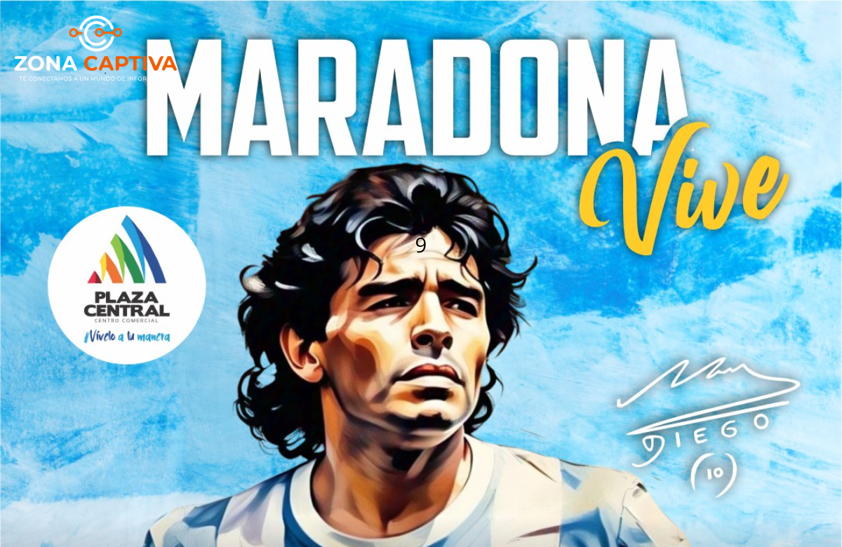 Bogotá recibe la muestra inmersiva “Maradona Vive” en homenaje al astro argentino
