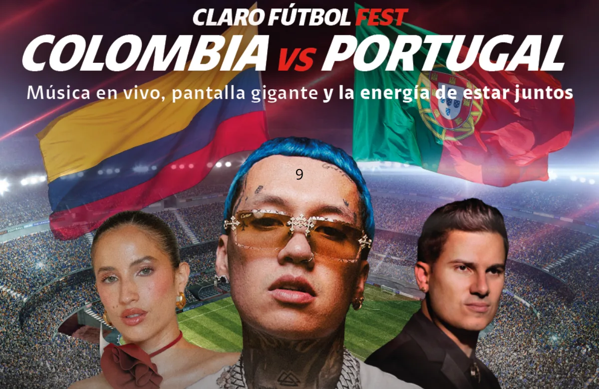 Blessd, Pipe Bueno y Aria Vega encabezan el innovador Claro Fútbol Fest en Bogotá