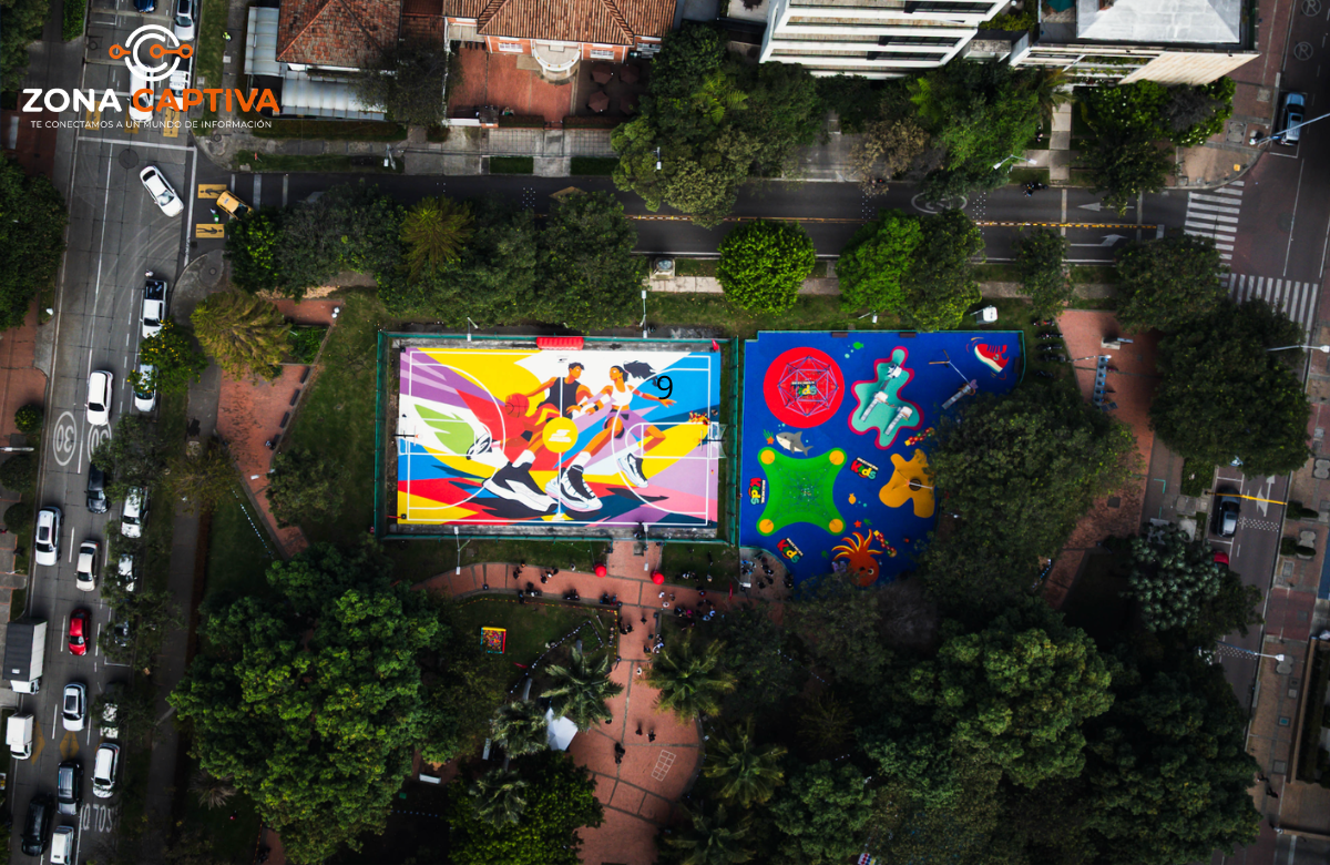 Alianza entre Skechers y Tejidos Urbanos revitaliza un parque vecinal en Bogotá mediante economía circular