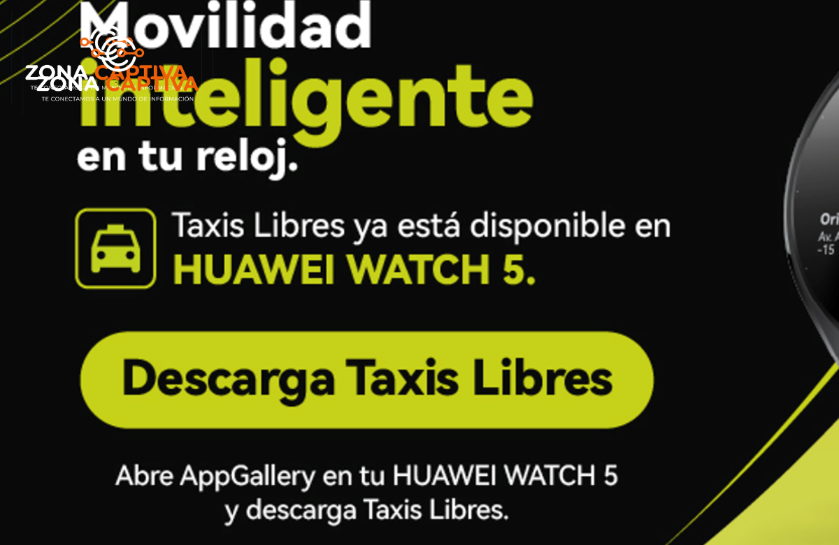 HUAWEI y Taxis Libres permiten pedir taxi desde el reloj inteligente