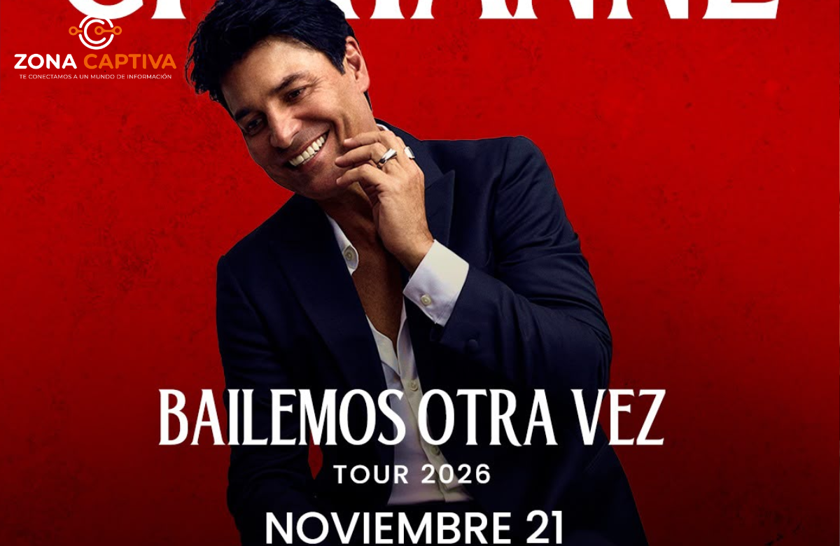 Chayanne regresa a Bogotá con Bailemos Otra Vez Tour en noviembre de 2026.