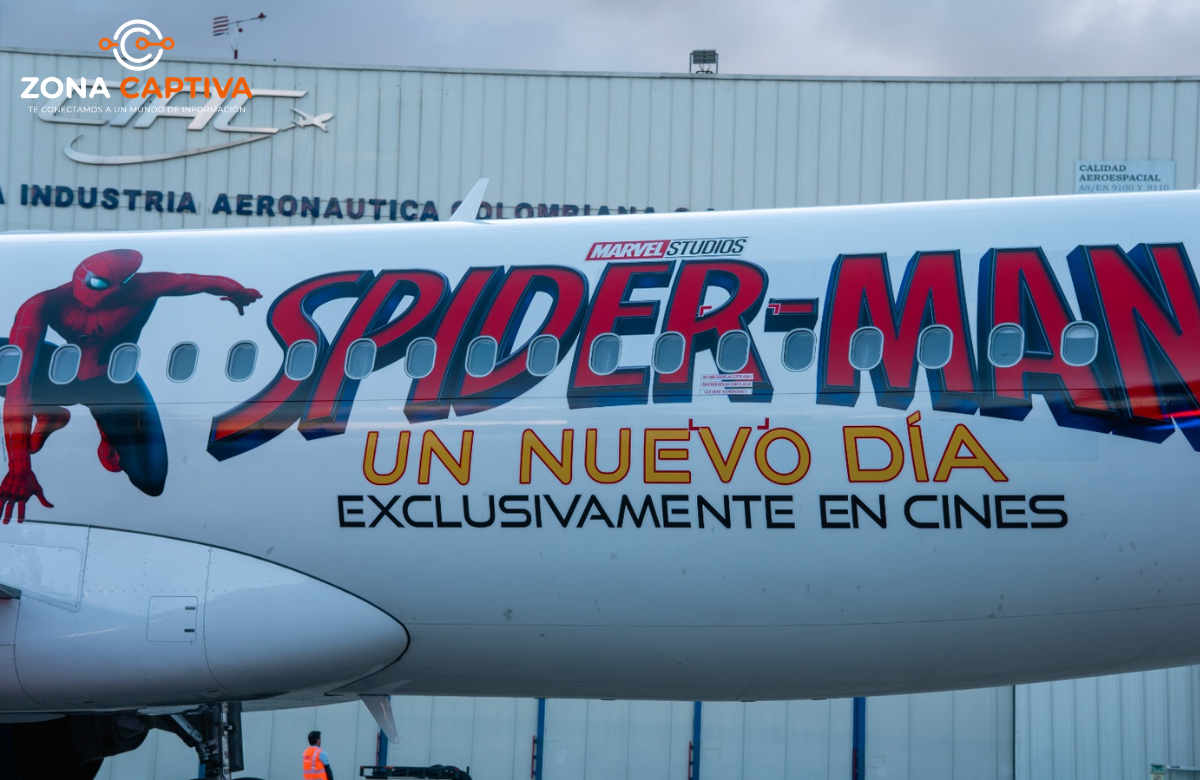 Spider-Man y JetSMART vuelan juntos en Colombia