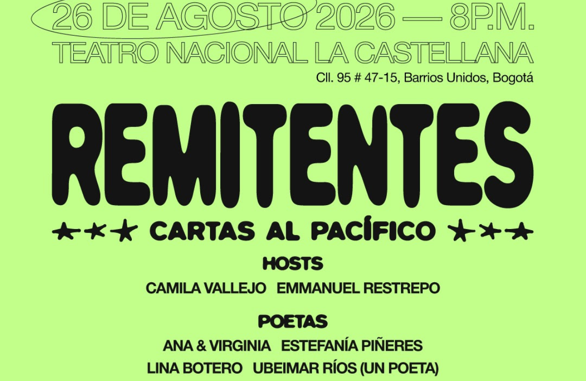 Juliana se suma a Remitentes, Cartas al Pacífico, un poema-concierto solidario