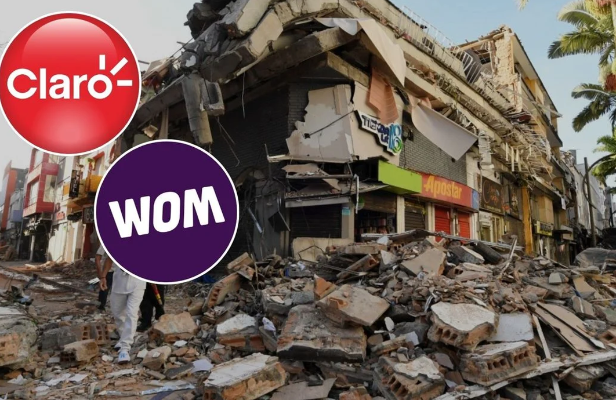 Las empresas Claro y WOM activan paquete gratis para los afectados por el terremoto en Colombia