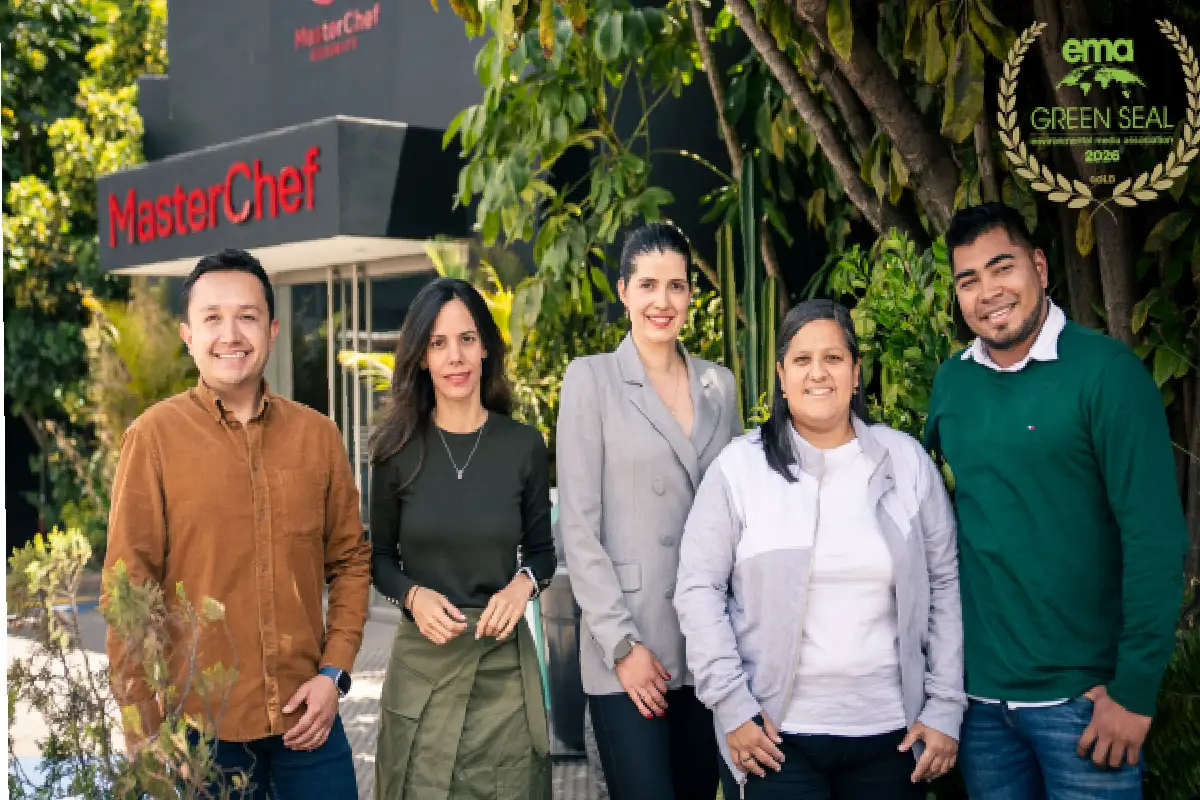 Estudios RCN recibe el certificado Gold Seal EMA por prácticas sostenibles en MasterChef Celebrity