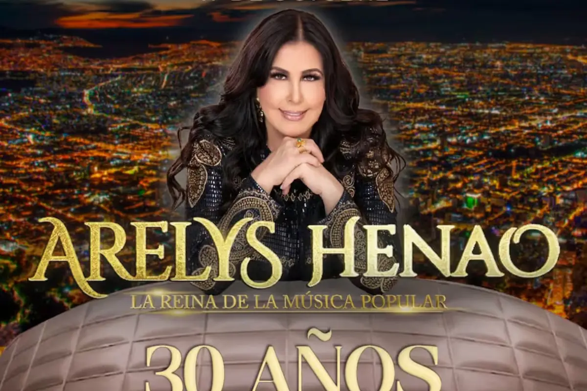 Arelys Henao agota boletería en el Movistar Arena para la celebración de sus 30 años de carrera