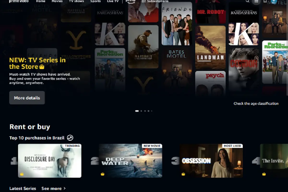 Prime Video amplía su catálogo con venta de series en Colombia