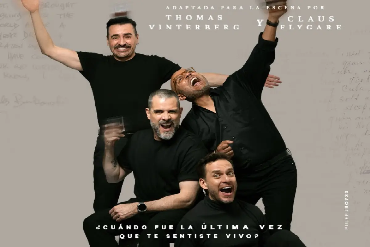El Teatro Nacional presenta Druk Otra Ronda una comedia dramática sobre la crisis de la mediana edad